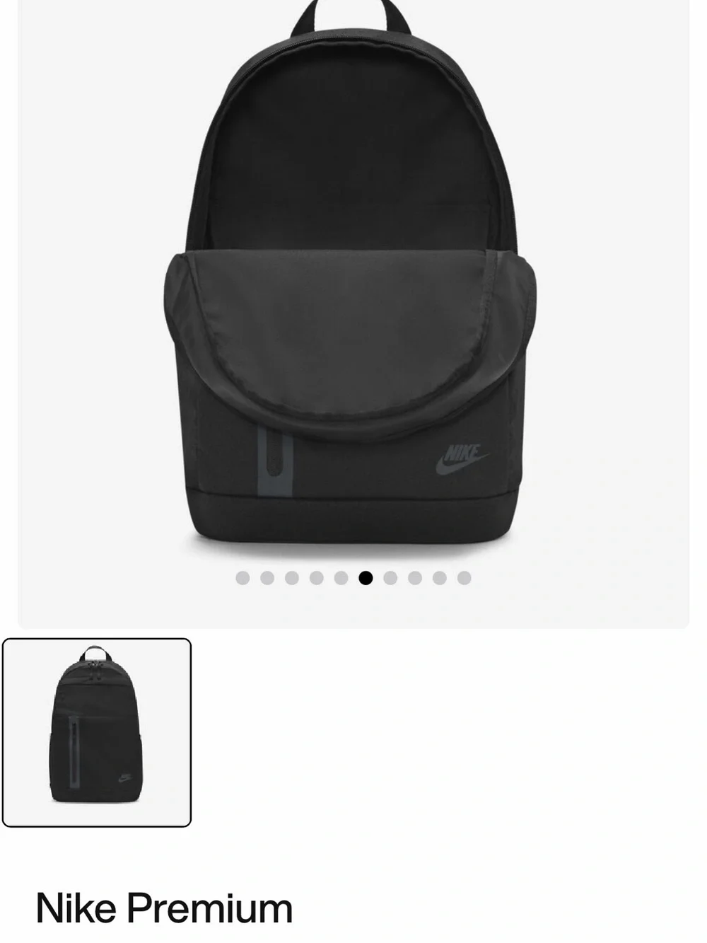 Nike Black Compact Everyday Backpack NWT
